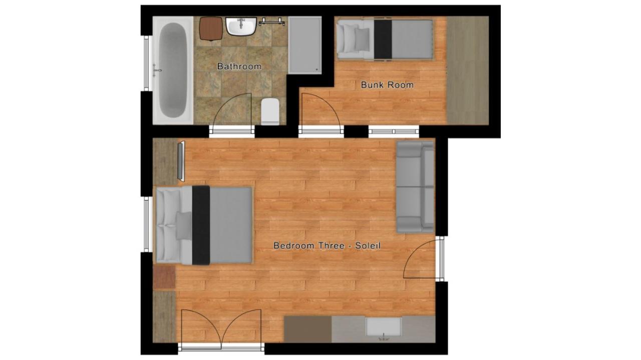 Chalet Aventure B&B Ле-Гет Екстериор снимка