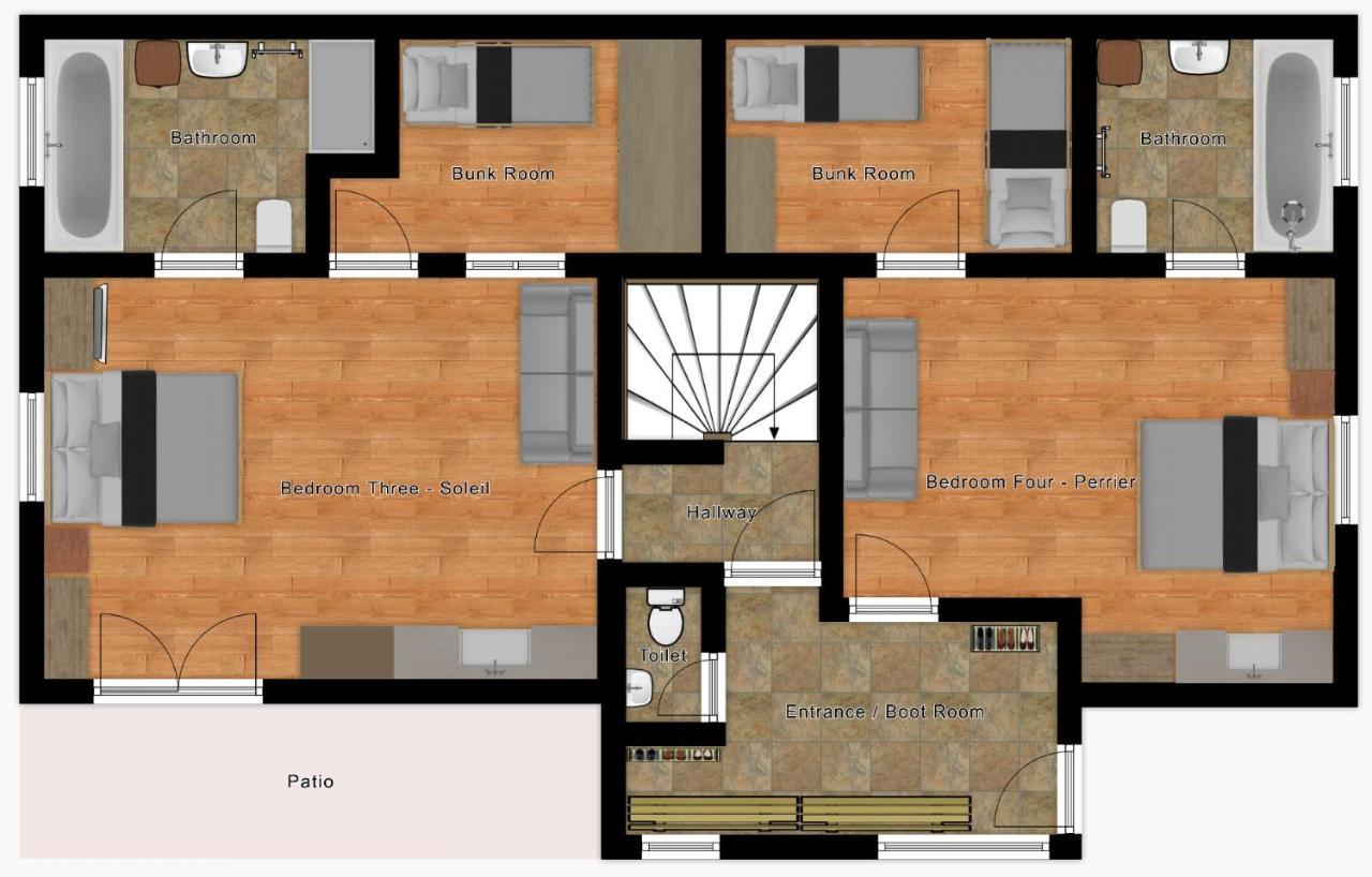 Chalet Aventure B&B Ле-Гет Екстериор снимка