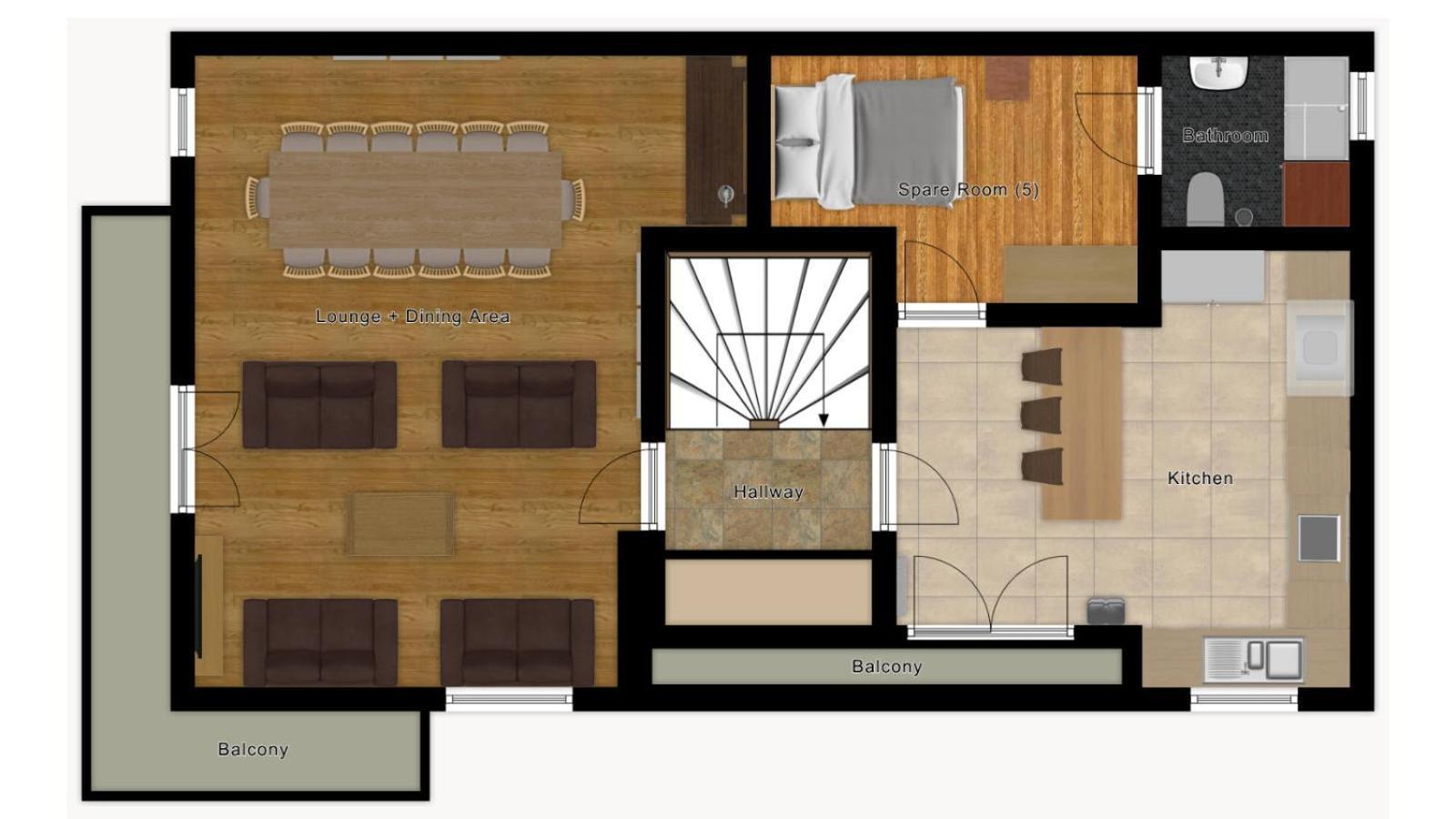 Chalet Aventure B&B Ле-Гет Екстериор снимка